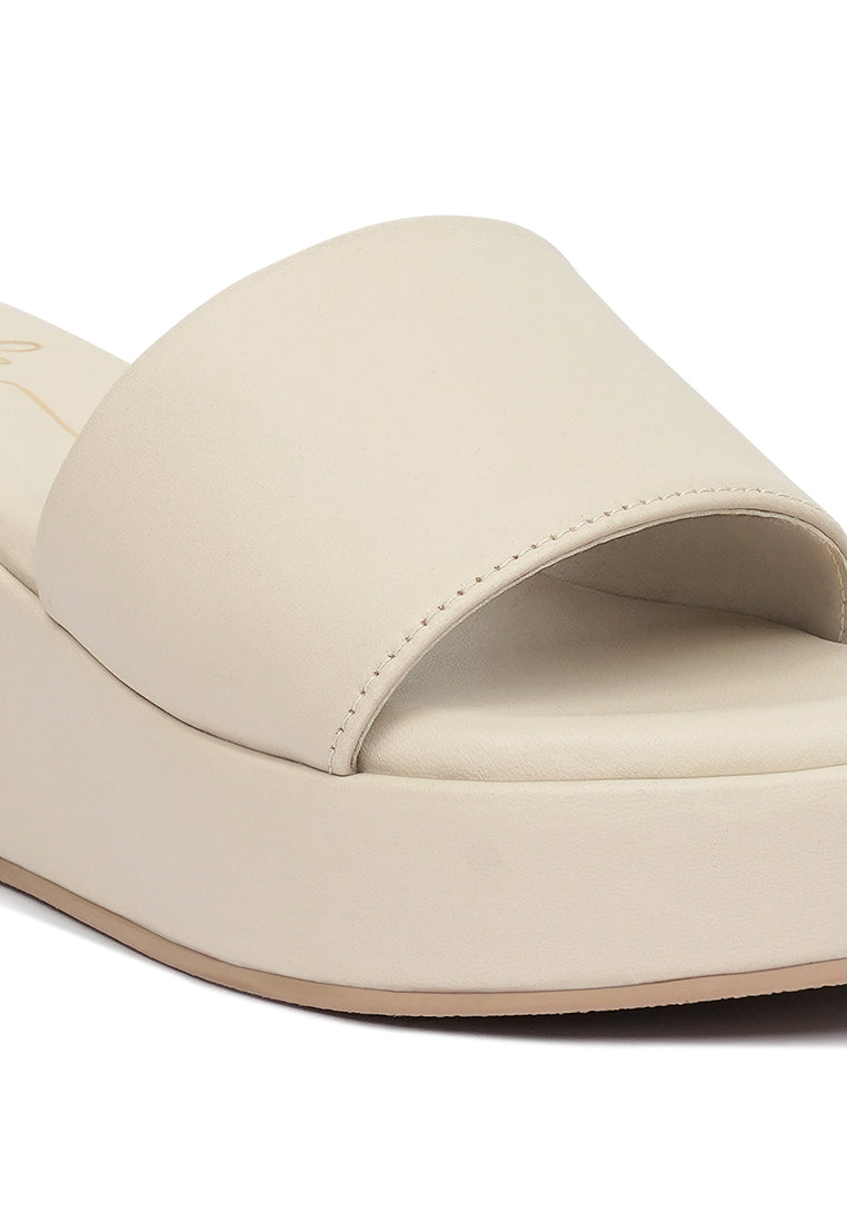 Women Classic Faux Leather Wedges