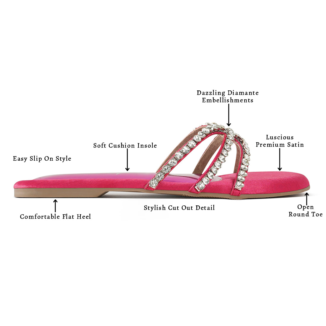 dimante strap flat sandals#color_fuchsia