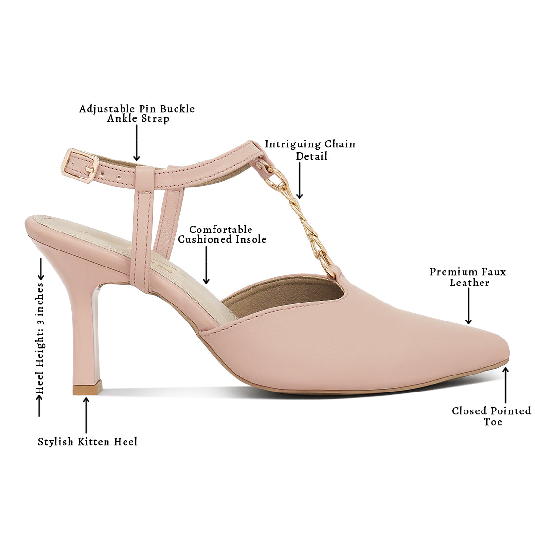 women metallic chain t strap sandals#color_nude