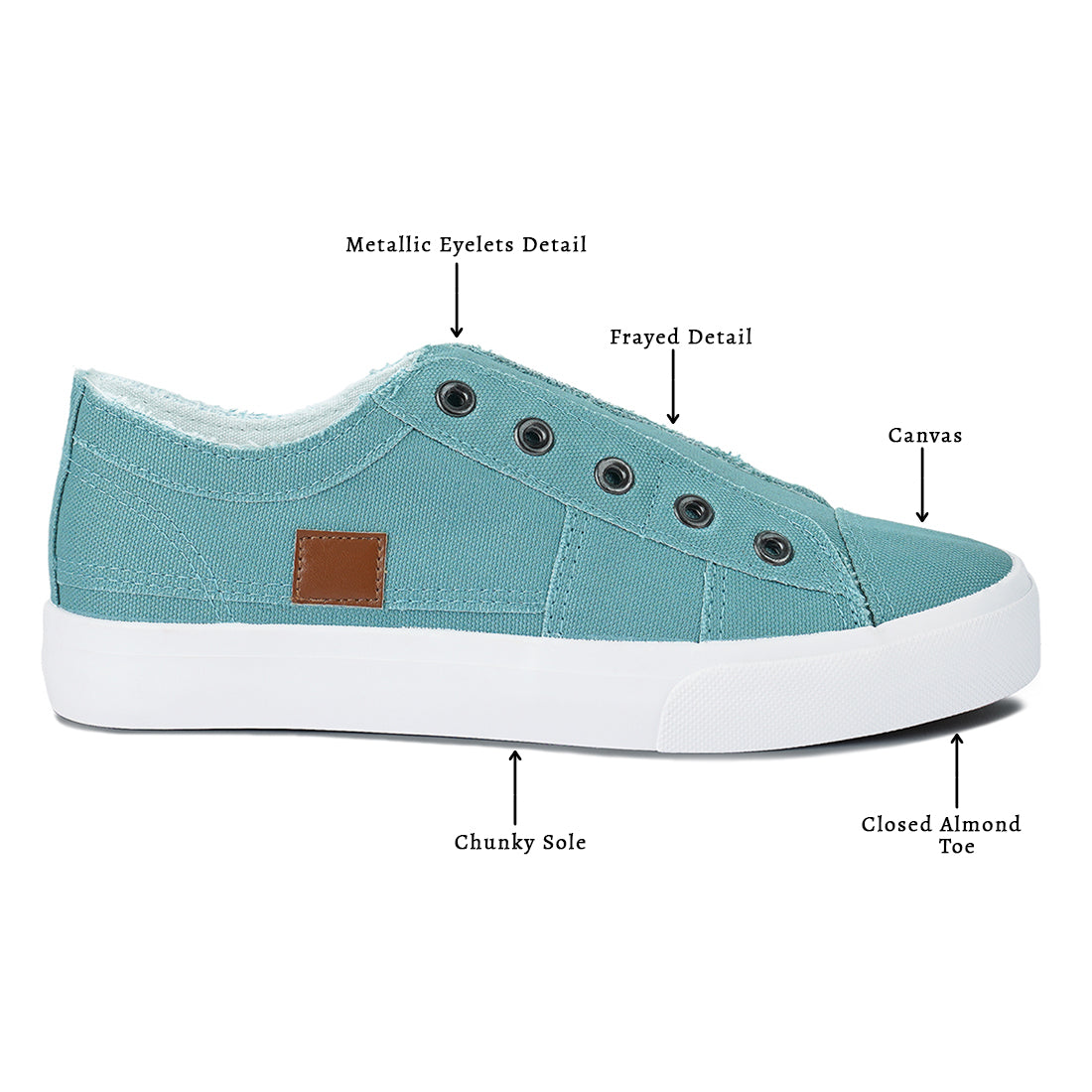 raw trim solid canvas sneakers#color_light-blue