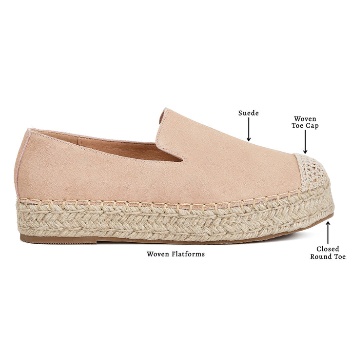 suede flatform heel espadrilles#color_blush