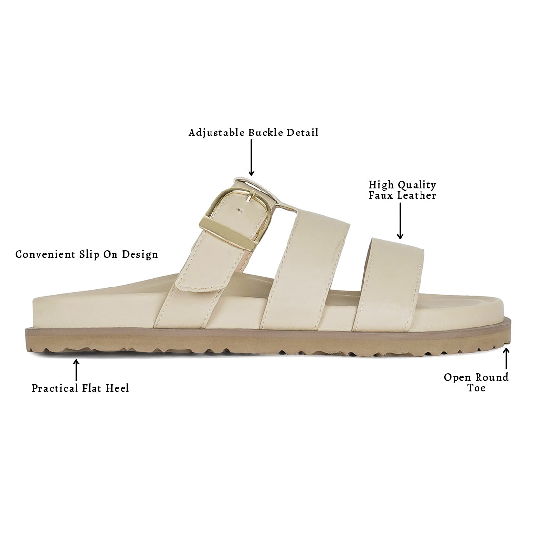 women strappy faux leather slip on flats#color_beige