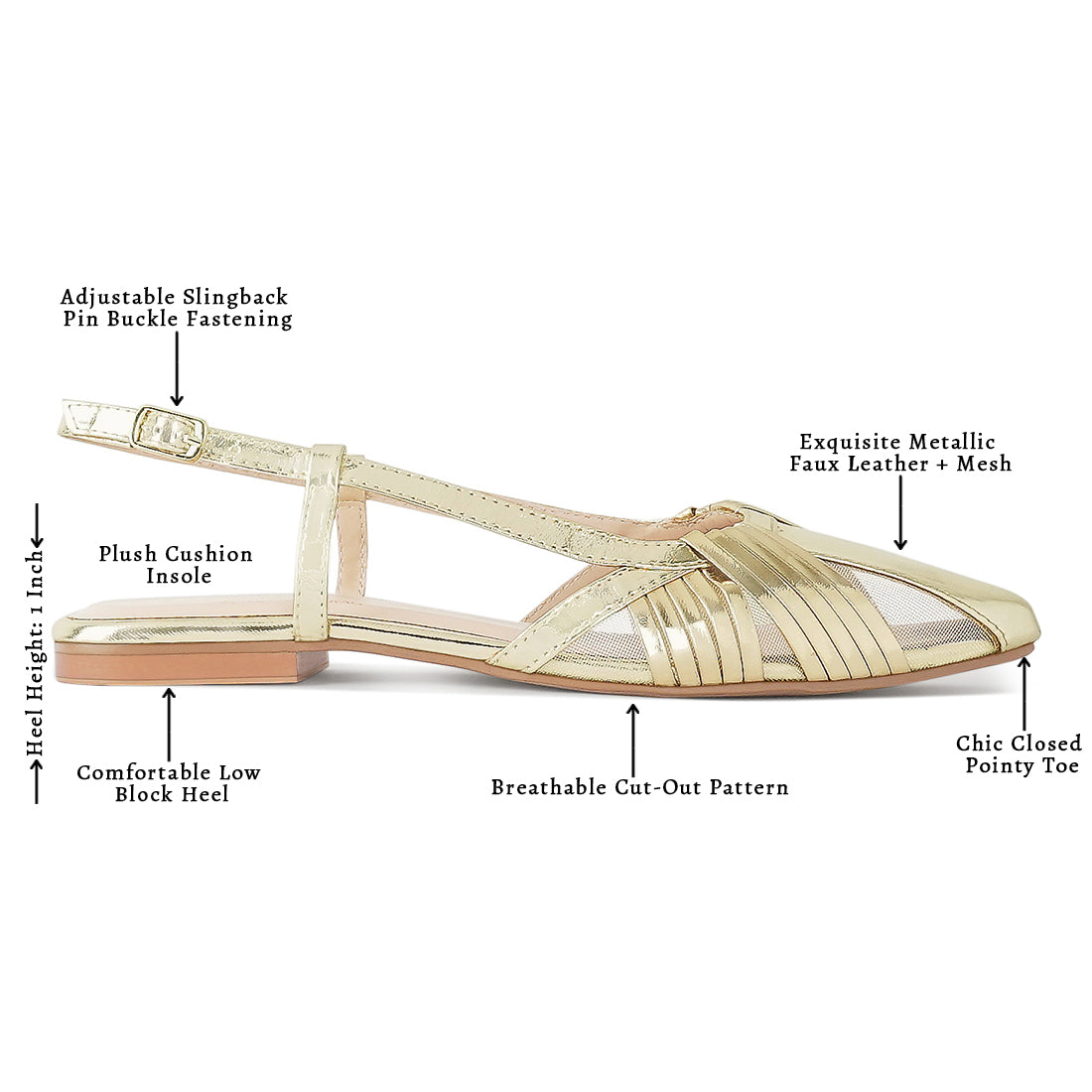 women metallic faux leather slingback sandals#color_light-gold