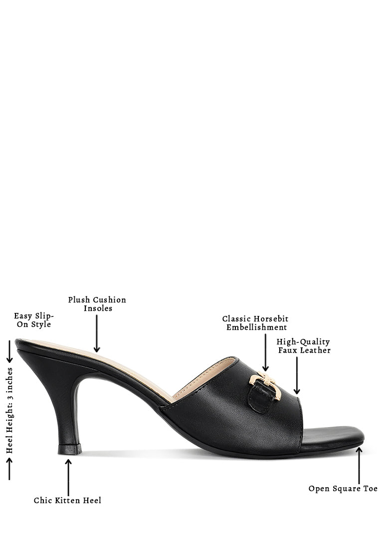 Women Horsebit Detail Heels