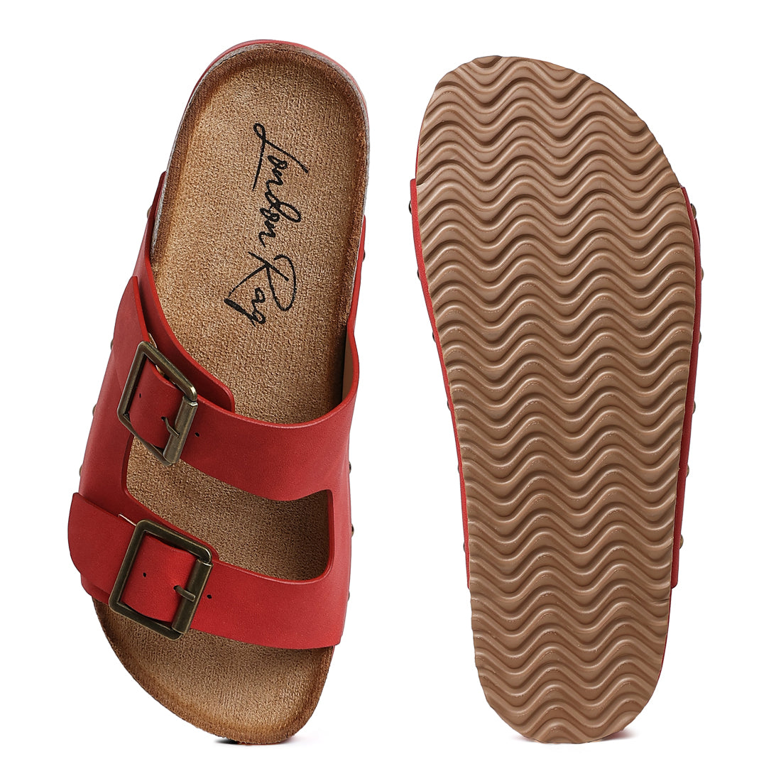 londonn rag studded-faux-leather-slip-ons#color_red