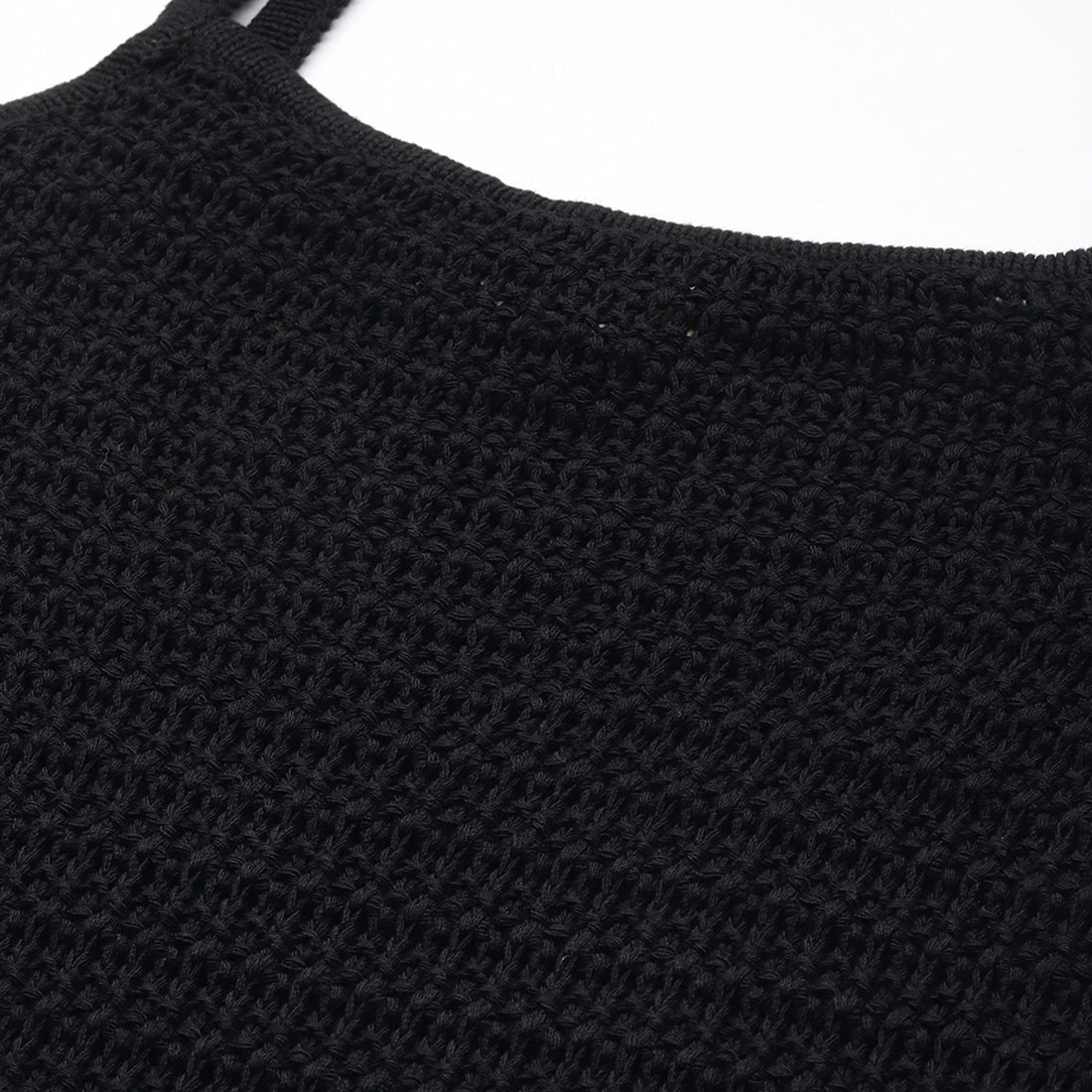 straight side slit dress#color_black