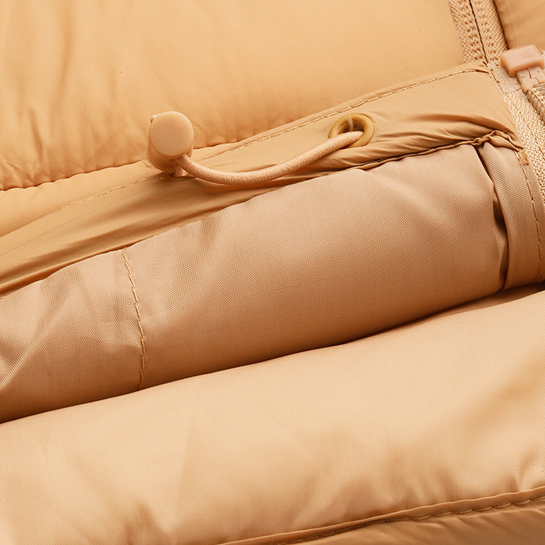 cropped hooded jacket#color_taupe