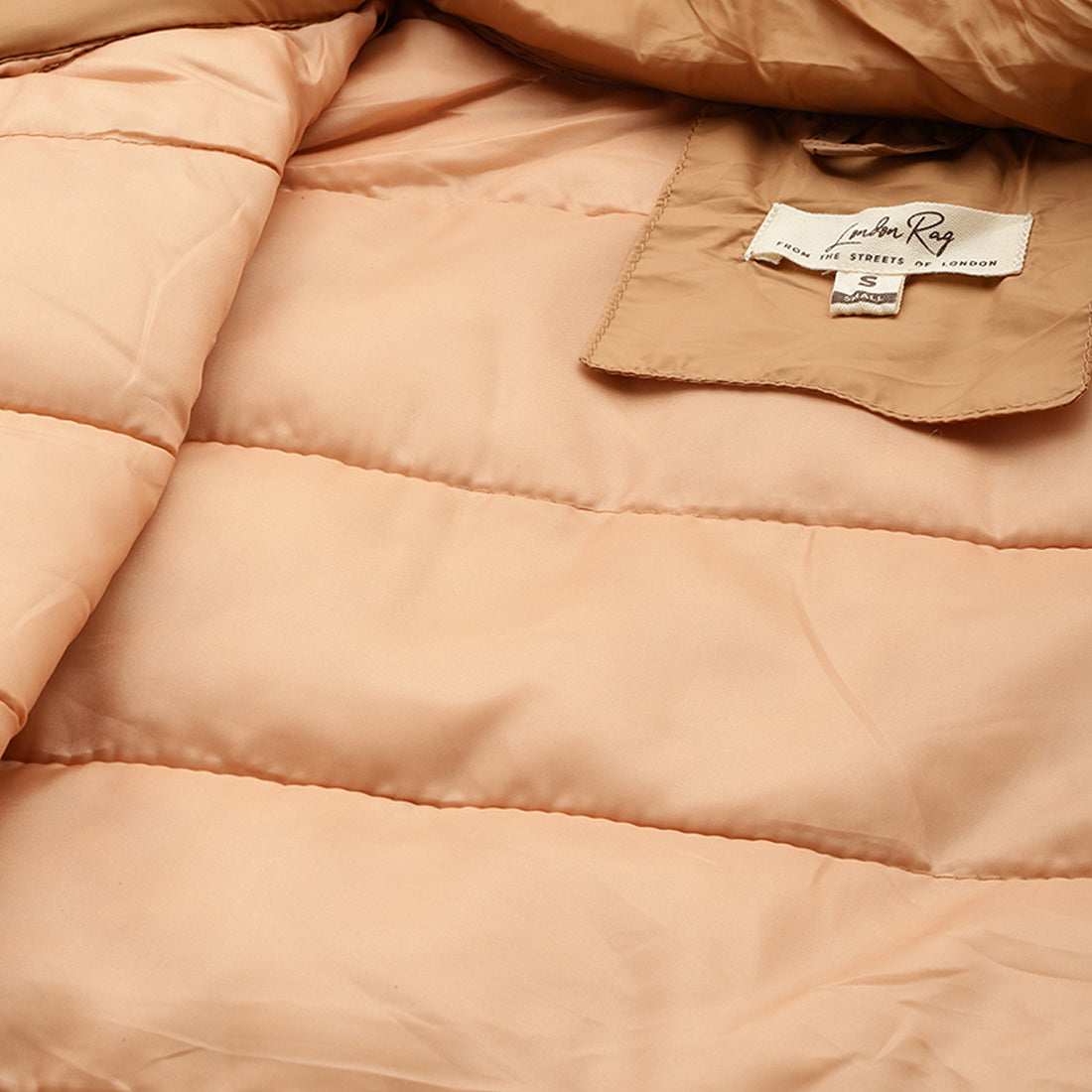 cropped down hooded jacket#color_camel