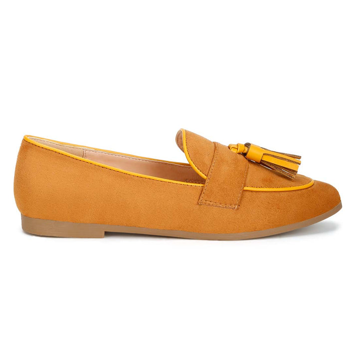 micro suede tassel loafers
#color_tan