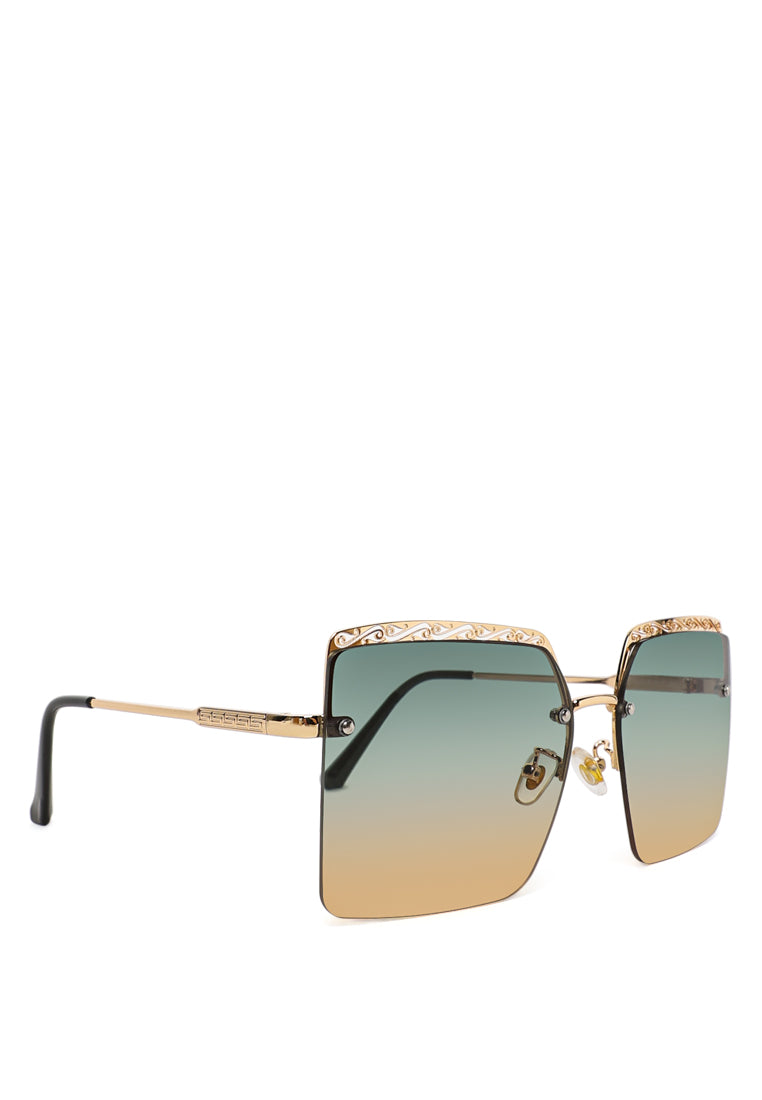 Ombre Tinted Funky Sunglasses