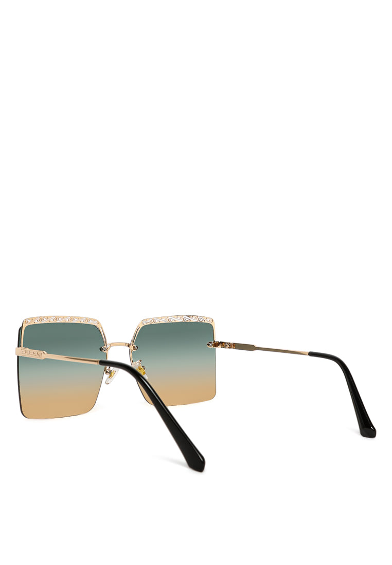 Ombre Tinted Funky Sunglasses