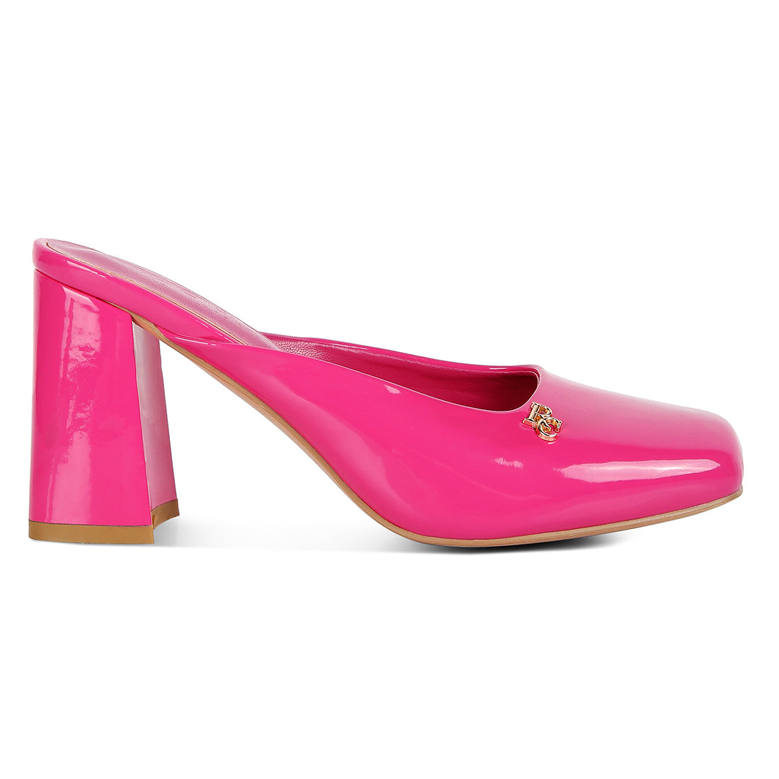 patent block heels#color_fuchsia