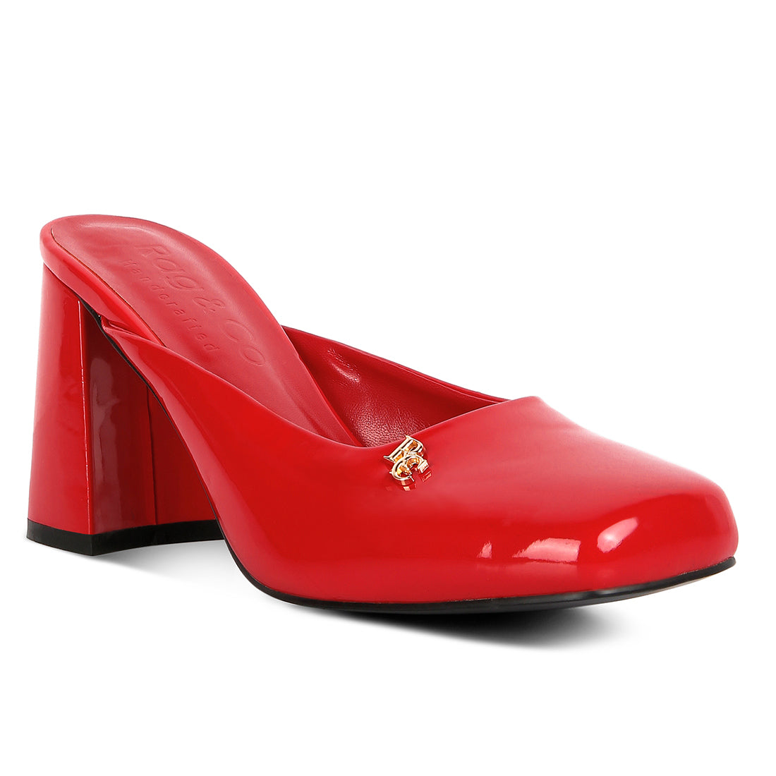 patent block heels#color_red