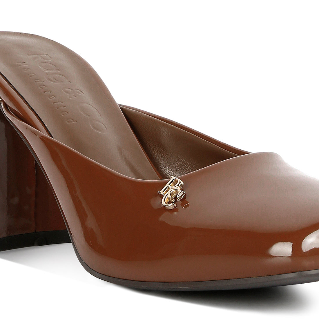 patent block heels#color_brown