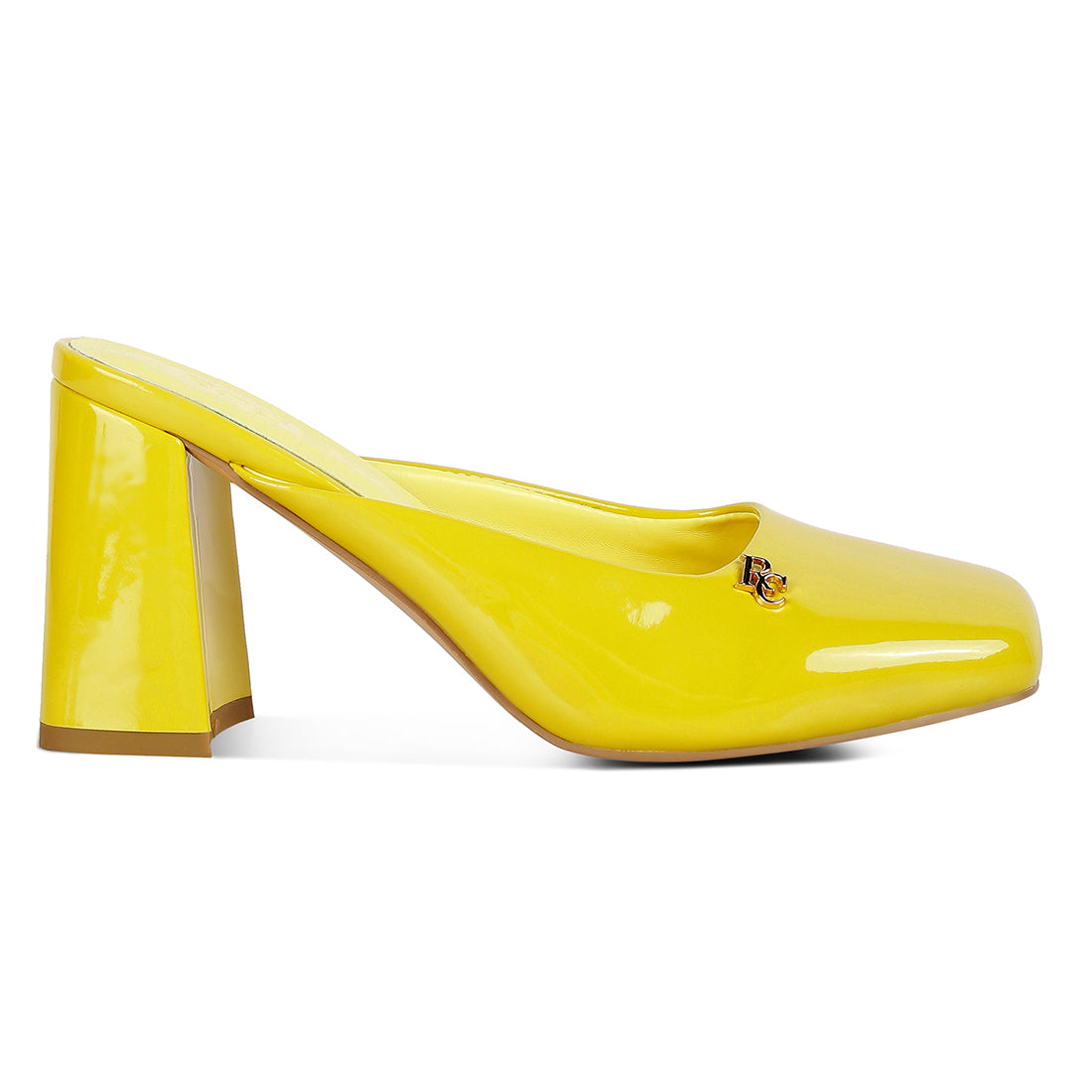 patent block heels#color_yellow