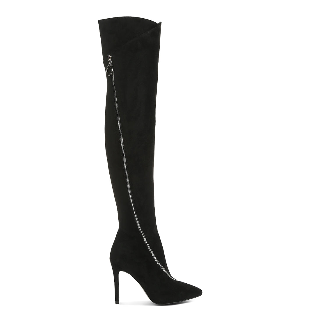 zip around long boot#color_black