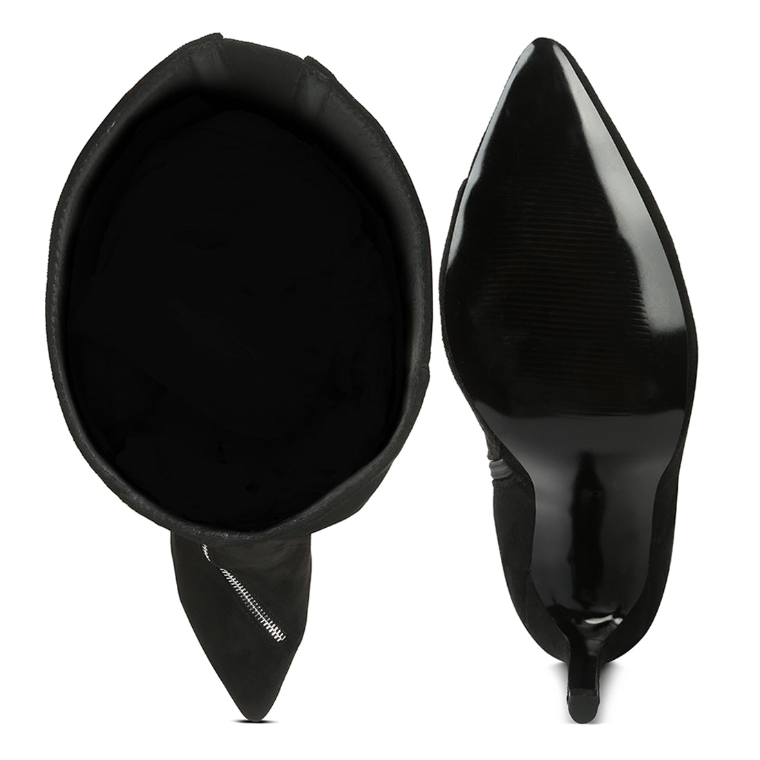 zip around long boot#color_black