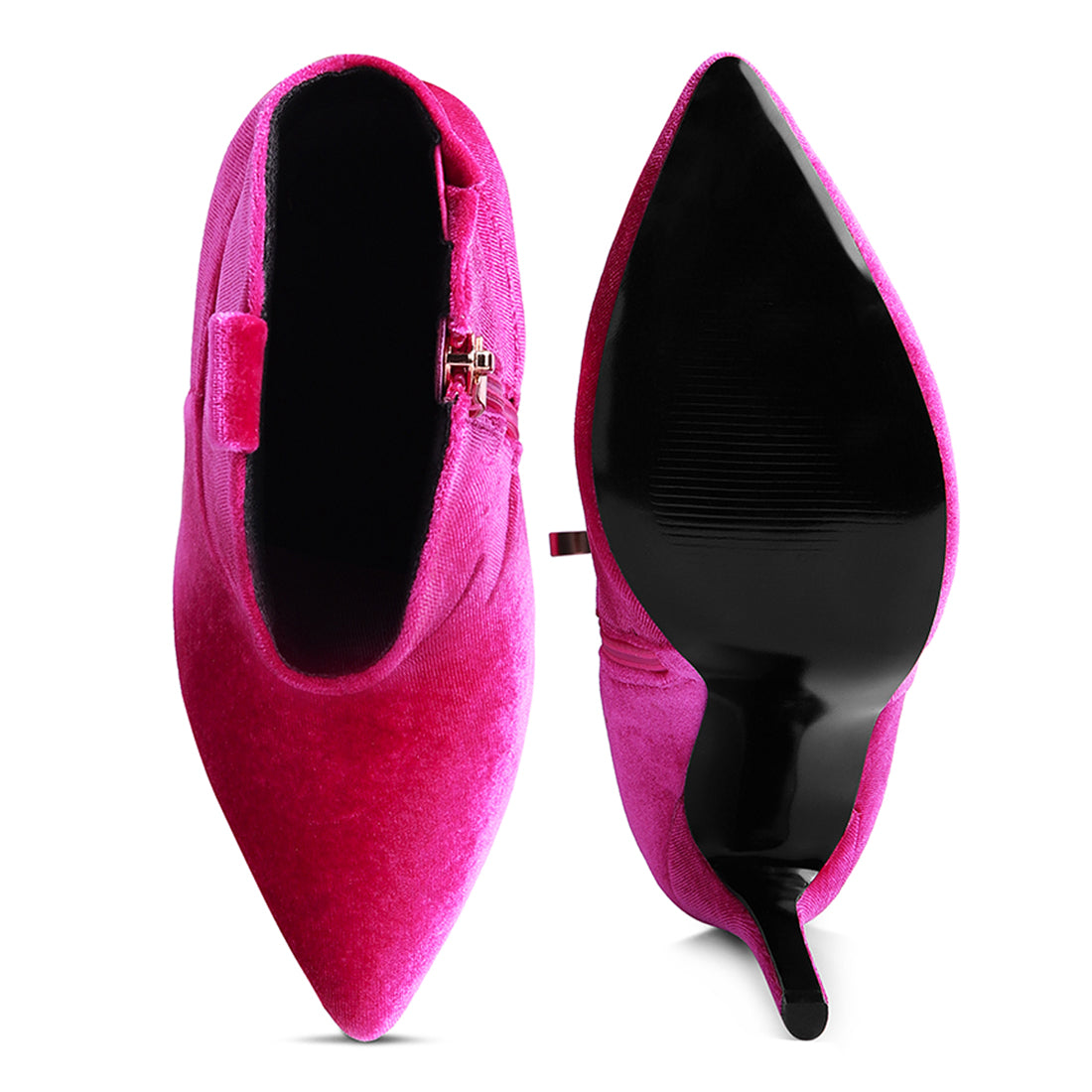 velvet cow girl boot#color_fuchsia