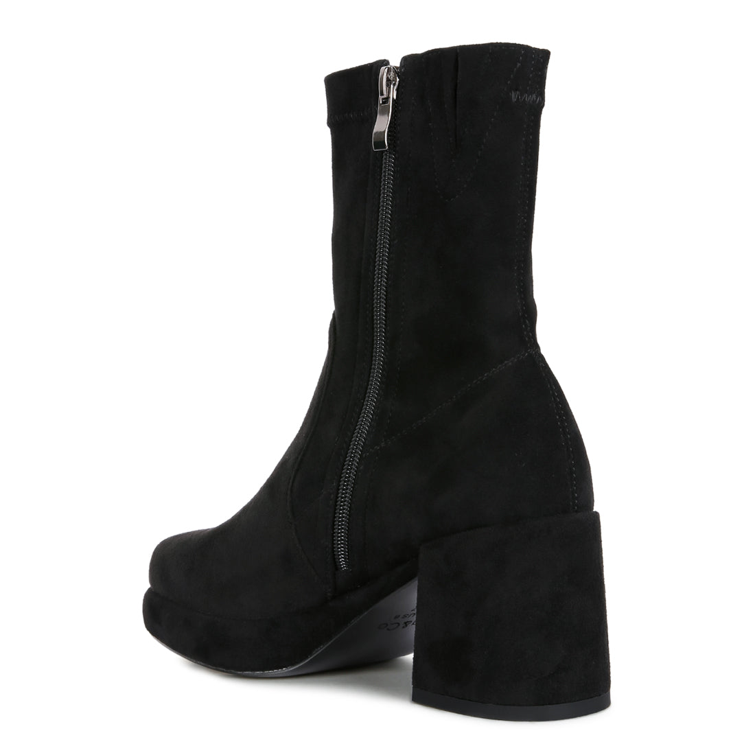 stretch suede ankle boots#color_black