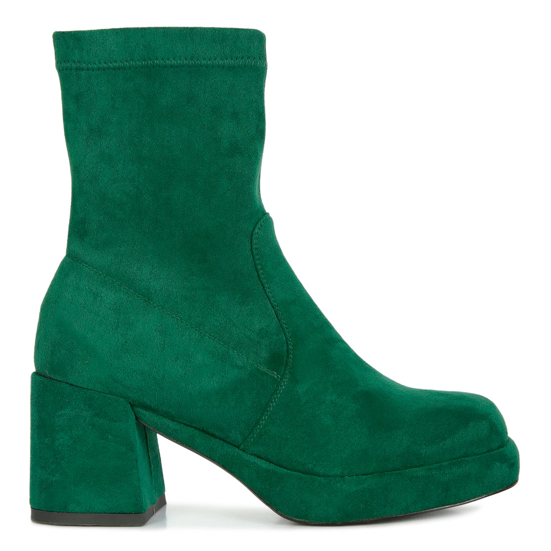 stretch suede ankle boots#color_green