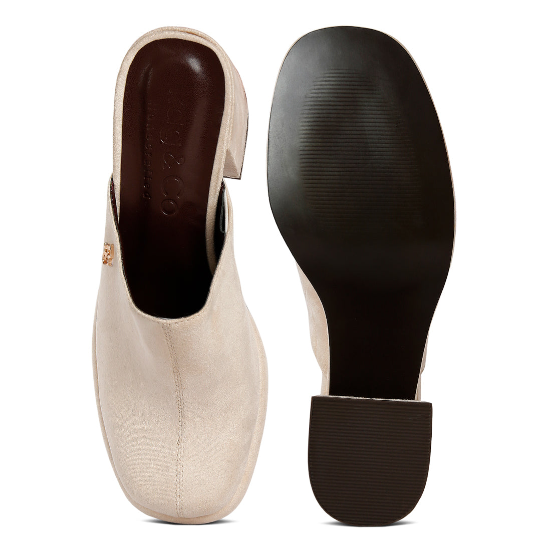 suede heeled mule sandals#color_beige