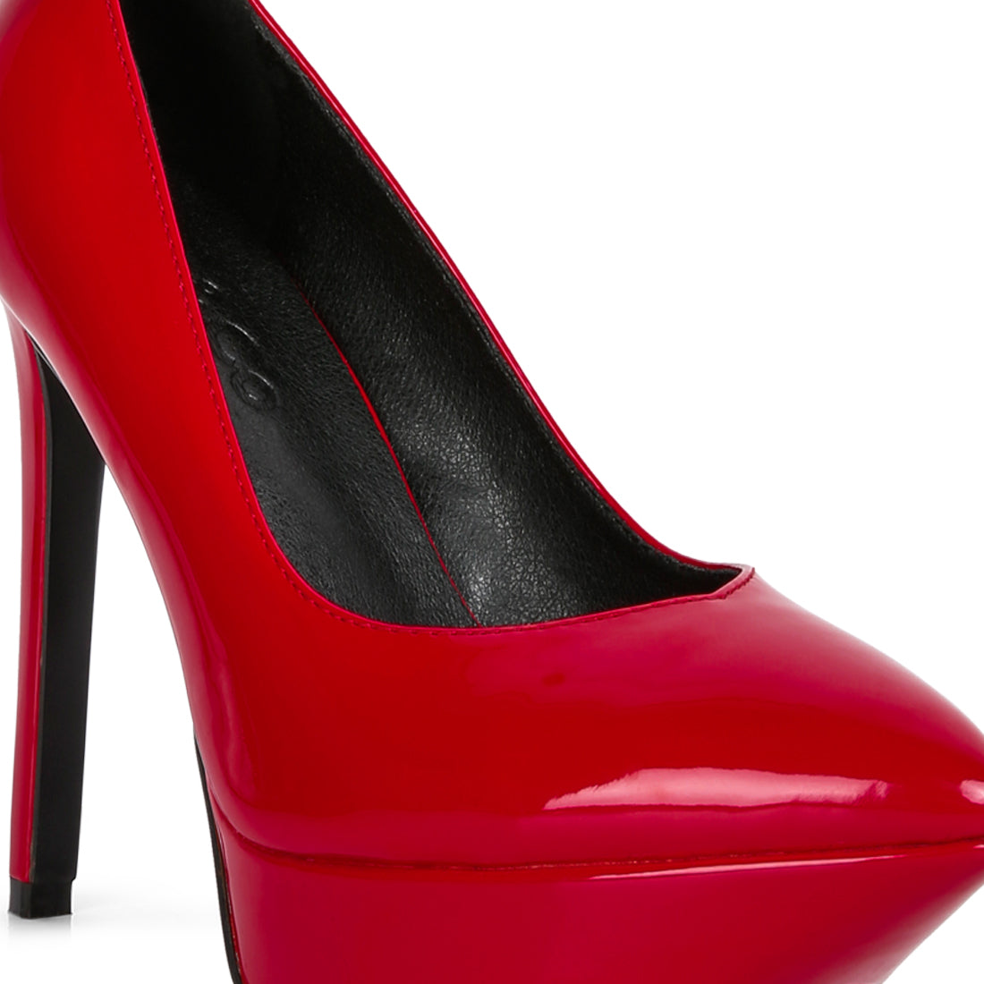 patent stiletto sandals#color_red