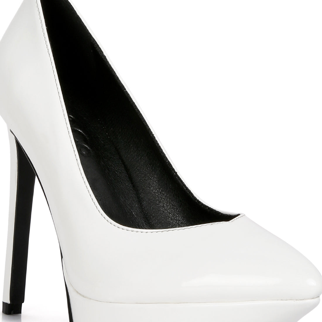 patent stiletto sandals#color_white