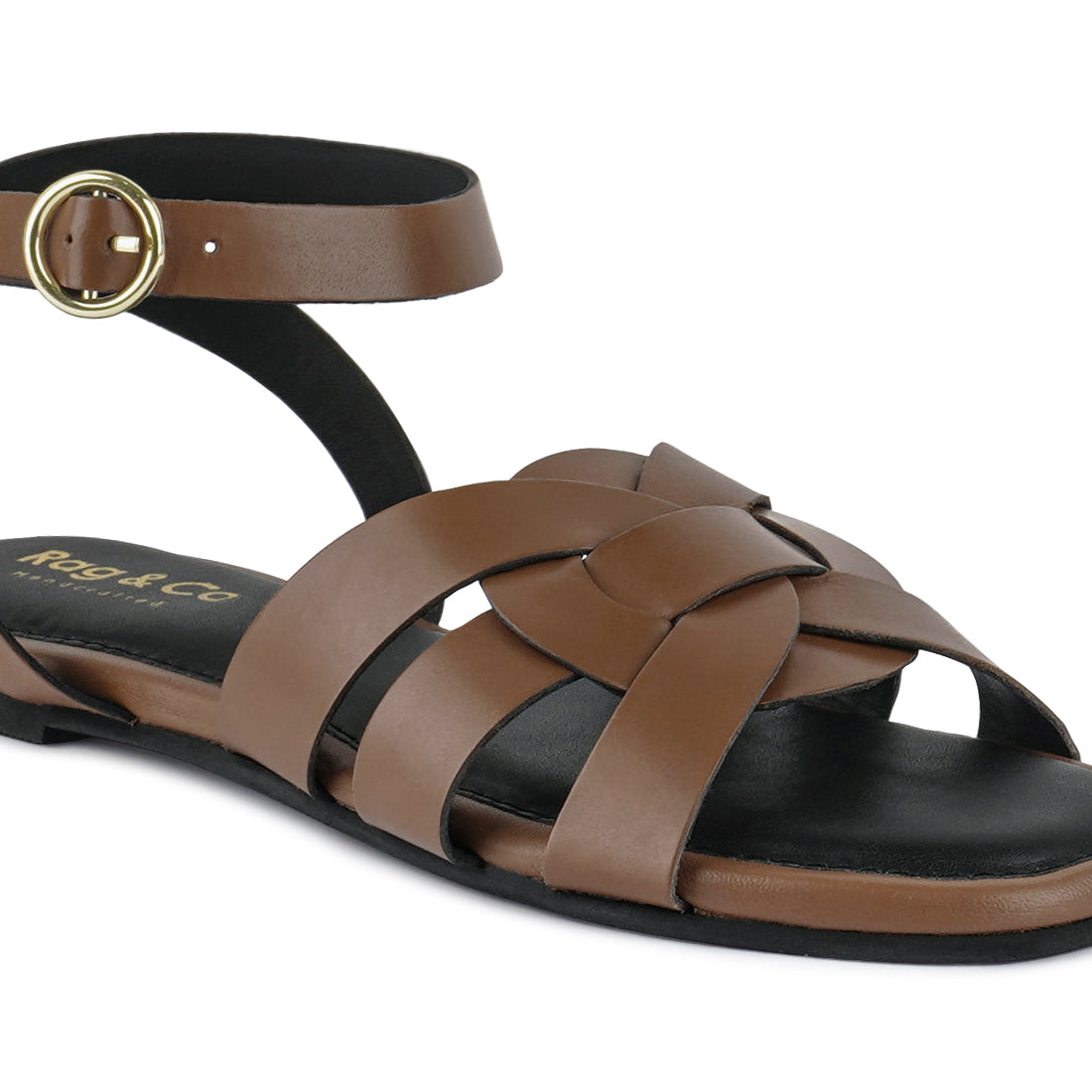 ashton flat ankle strap sandals#color_tan