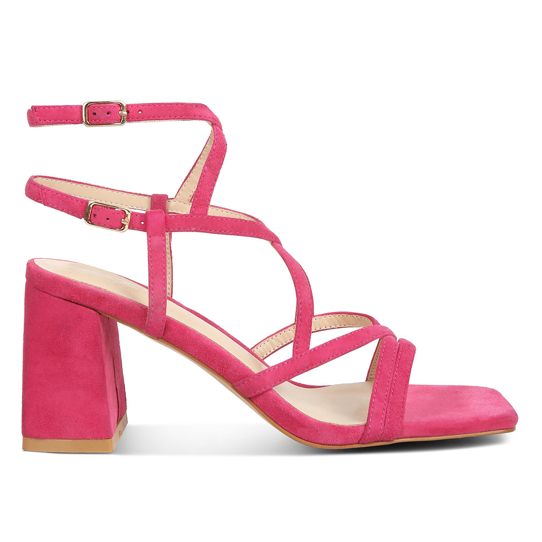 strappy block heel sandals#color_fuchsia