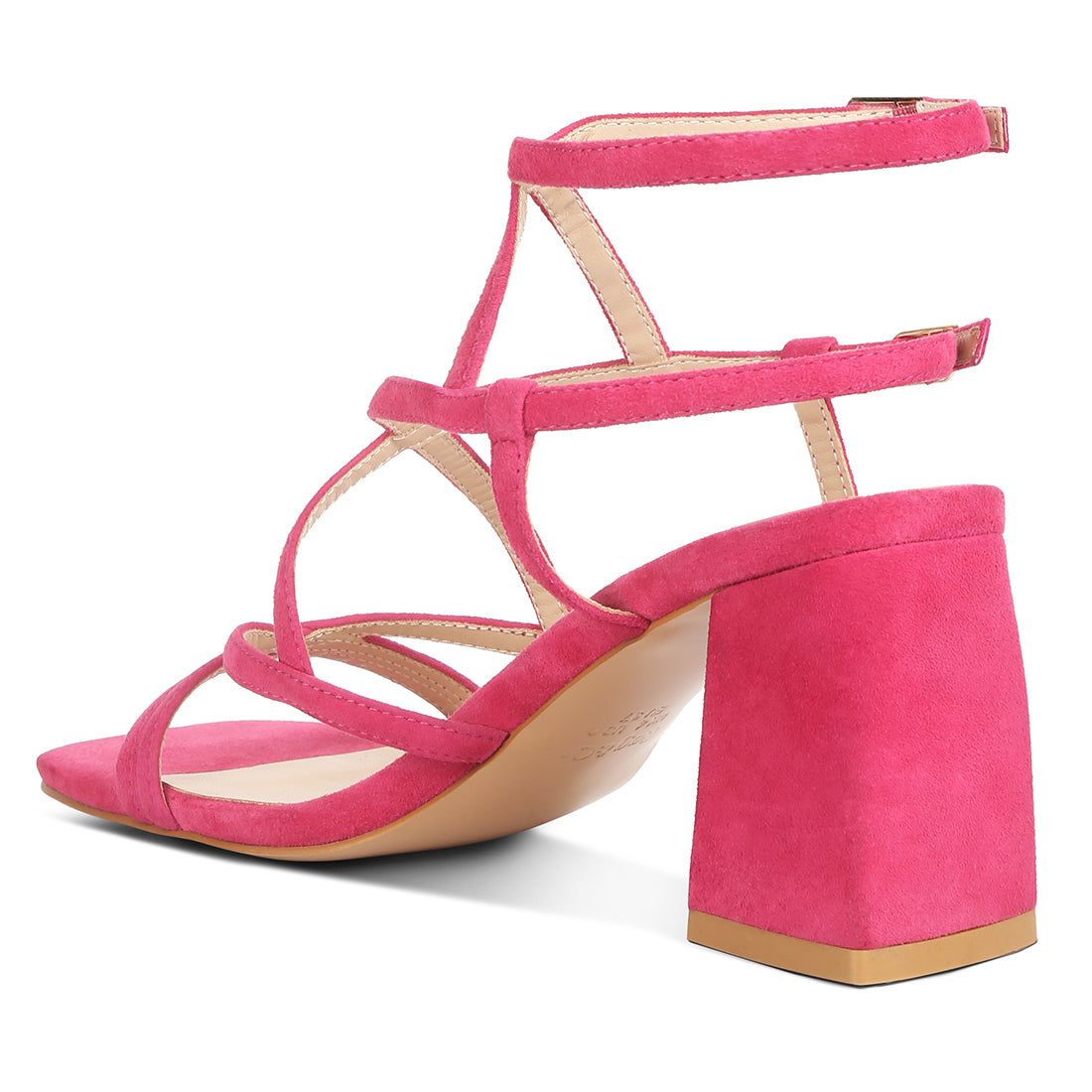 strappy block heel sandals#color_fuchsia
