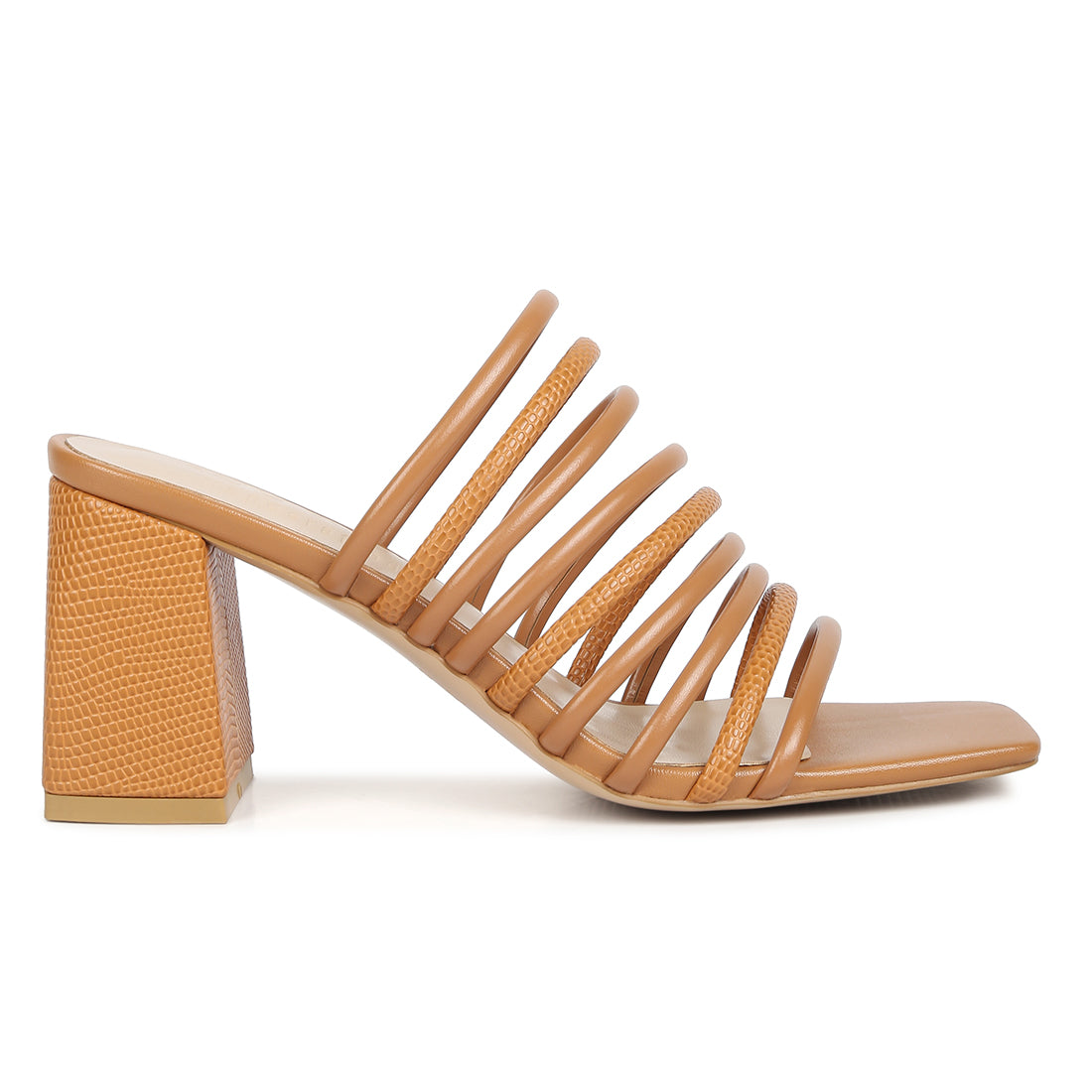 strappy slip on sandals#color_tan