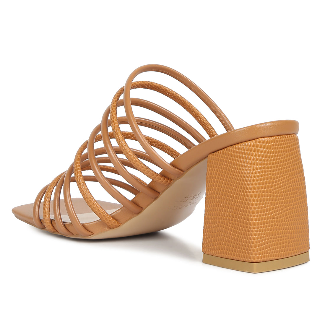 strappy slip on sandals#color_tan