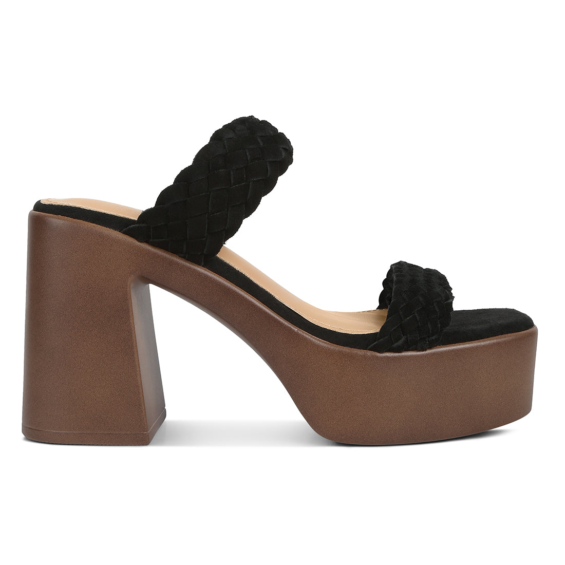 braided detail platform sandals#color_black