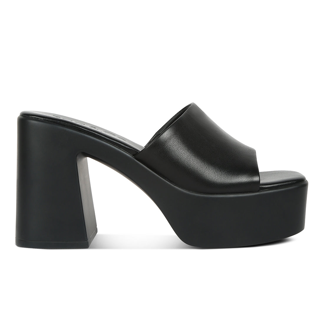 slip on block heel sandals#color_black
