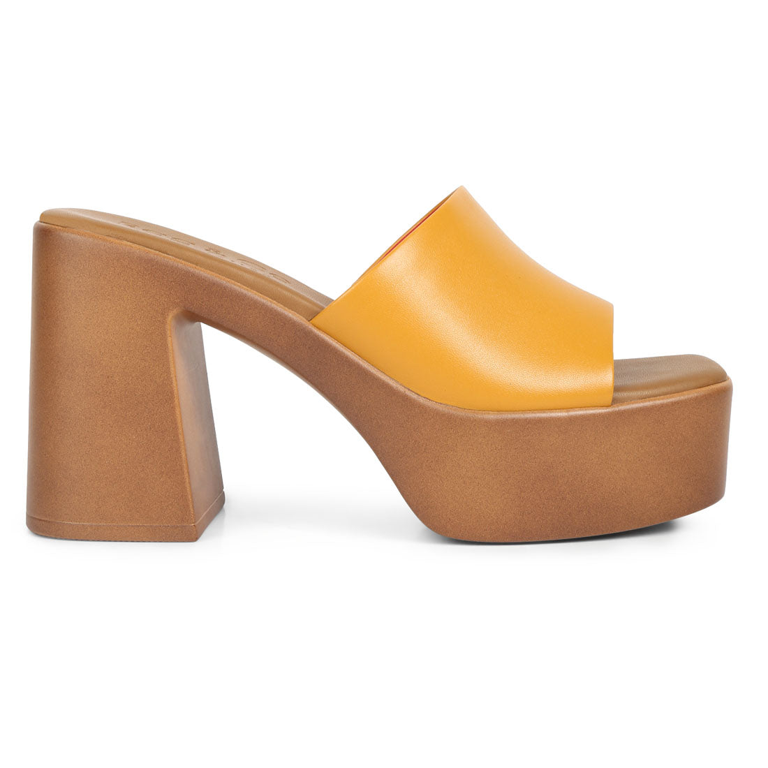 slip on block heel sandals#color_tan