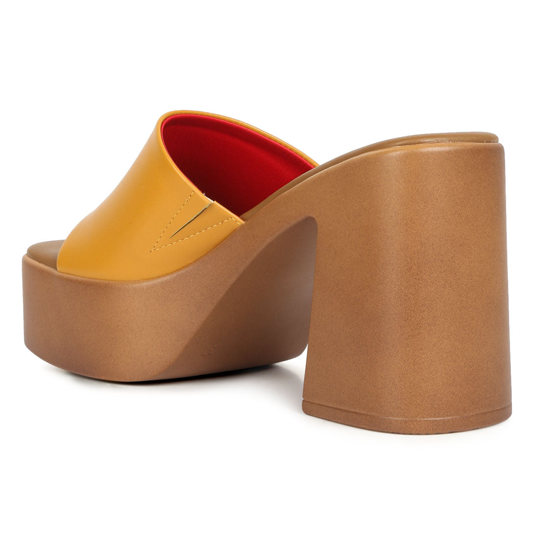 slip on block heel sandals#color_tan