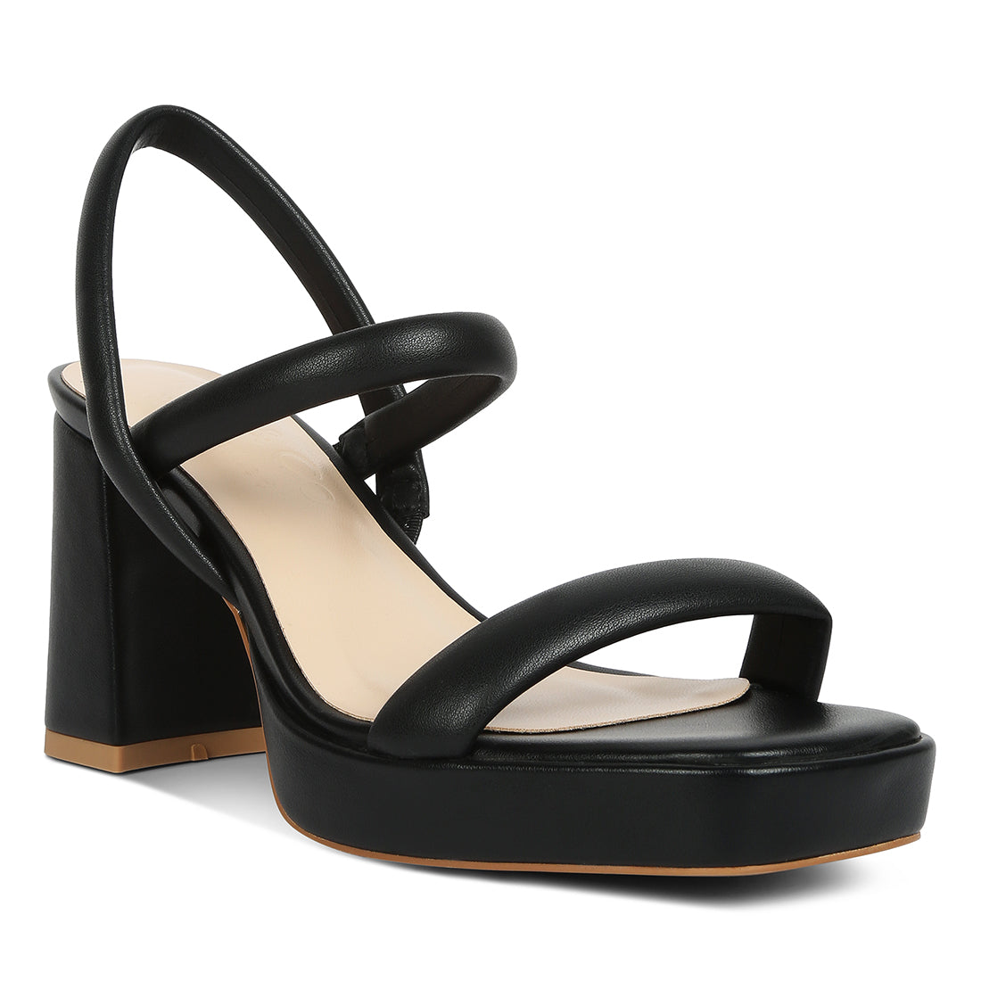 slingback block heel sandals#color_black