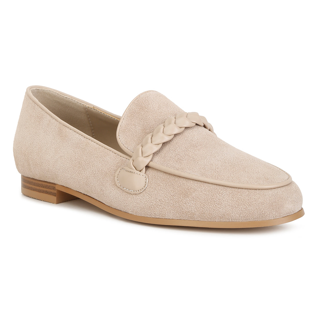 braided detail loafers#color_sand