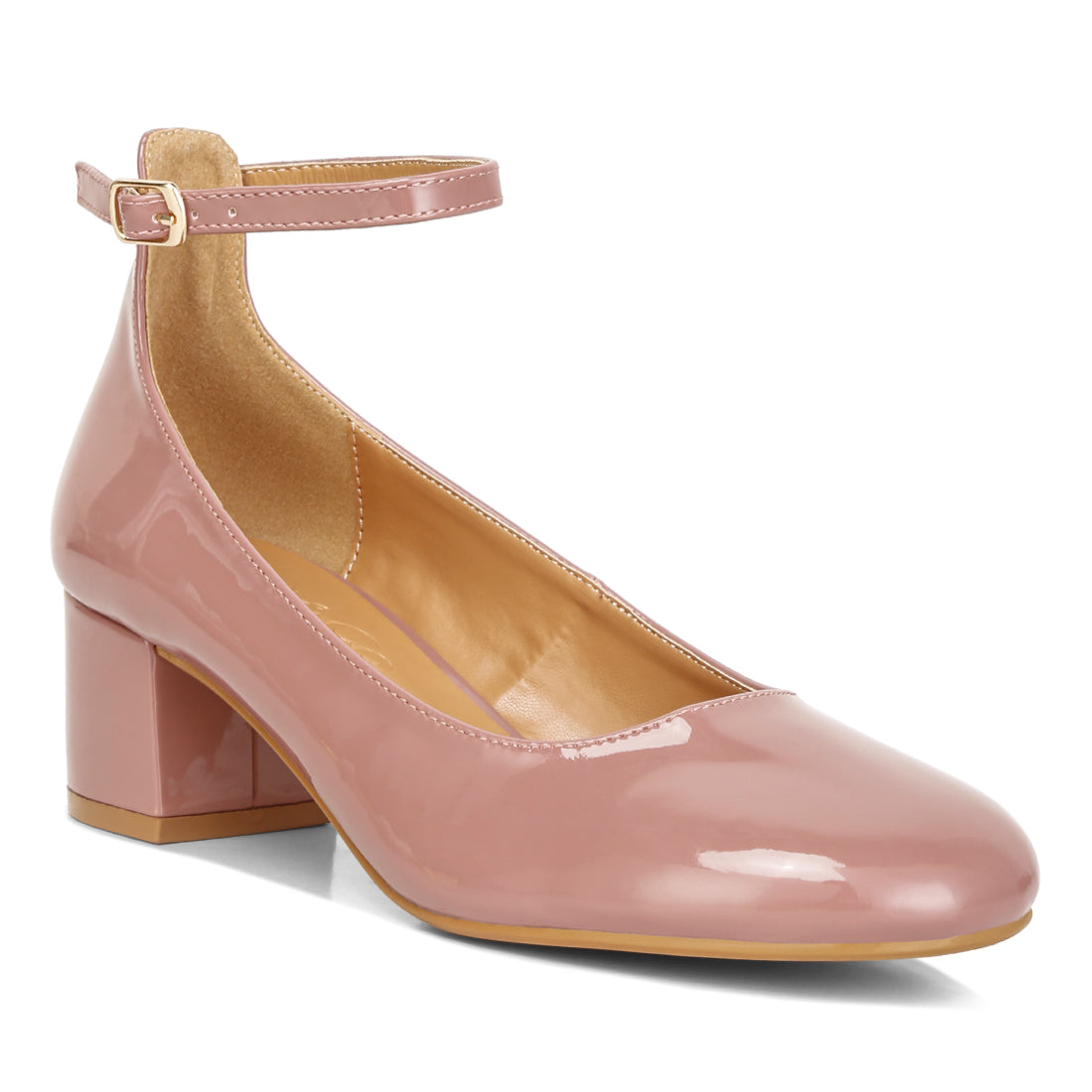 ankle strap low block heel sandals#color_blush