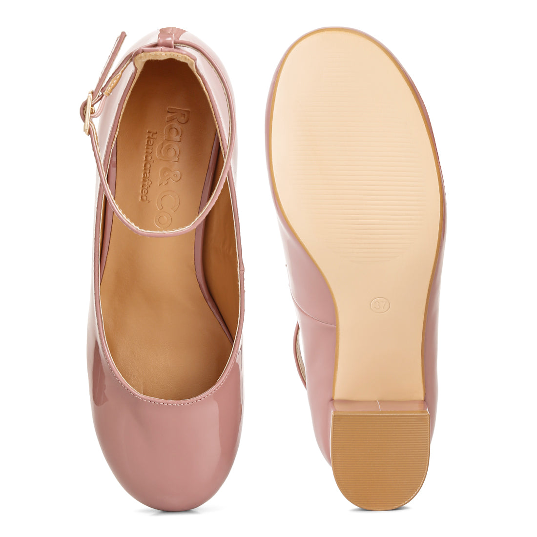 ankle strap low block heel sandals#color_blush