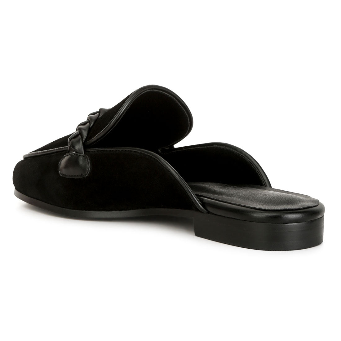 braided detail mules#color_black