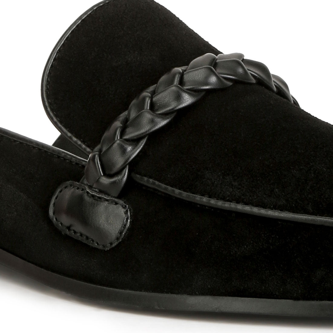 braided detail mules#color_black