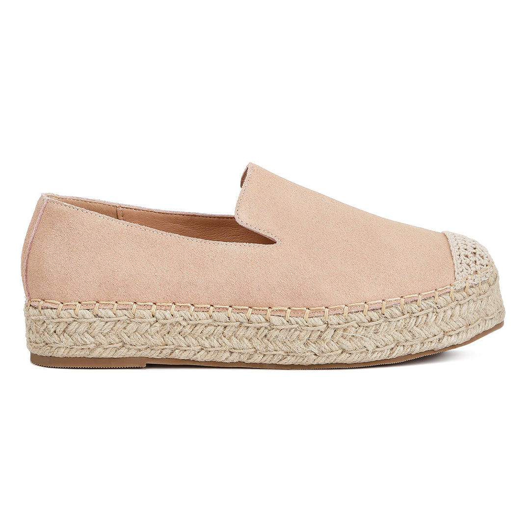 suede flatform heel espadrilles#color_blush