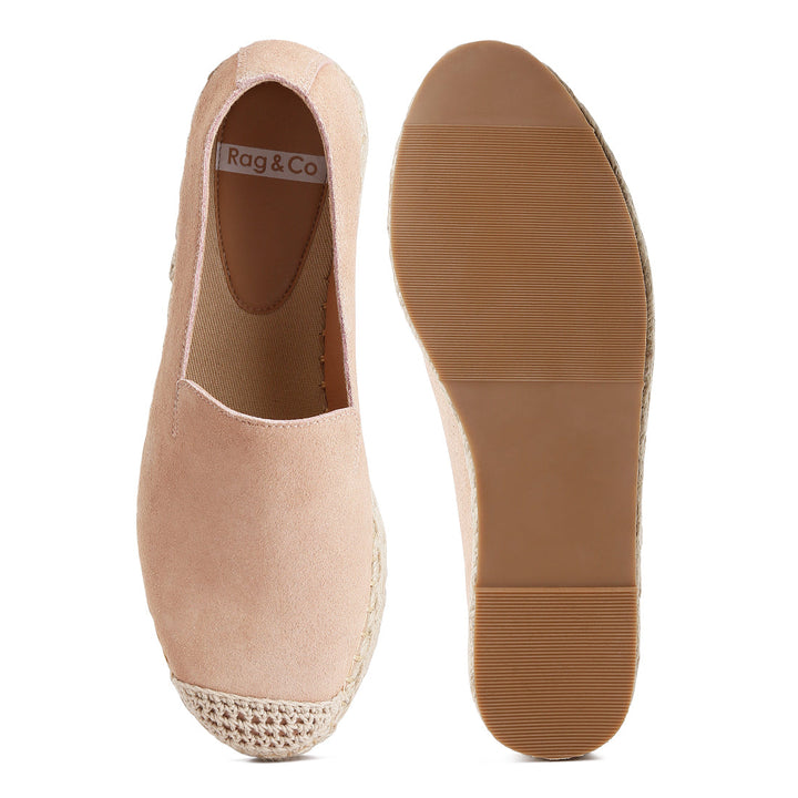 suede flatform heel espadrilles#color_blush