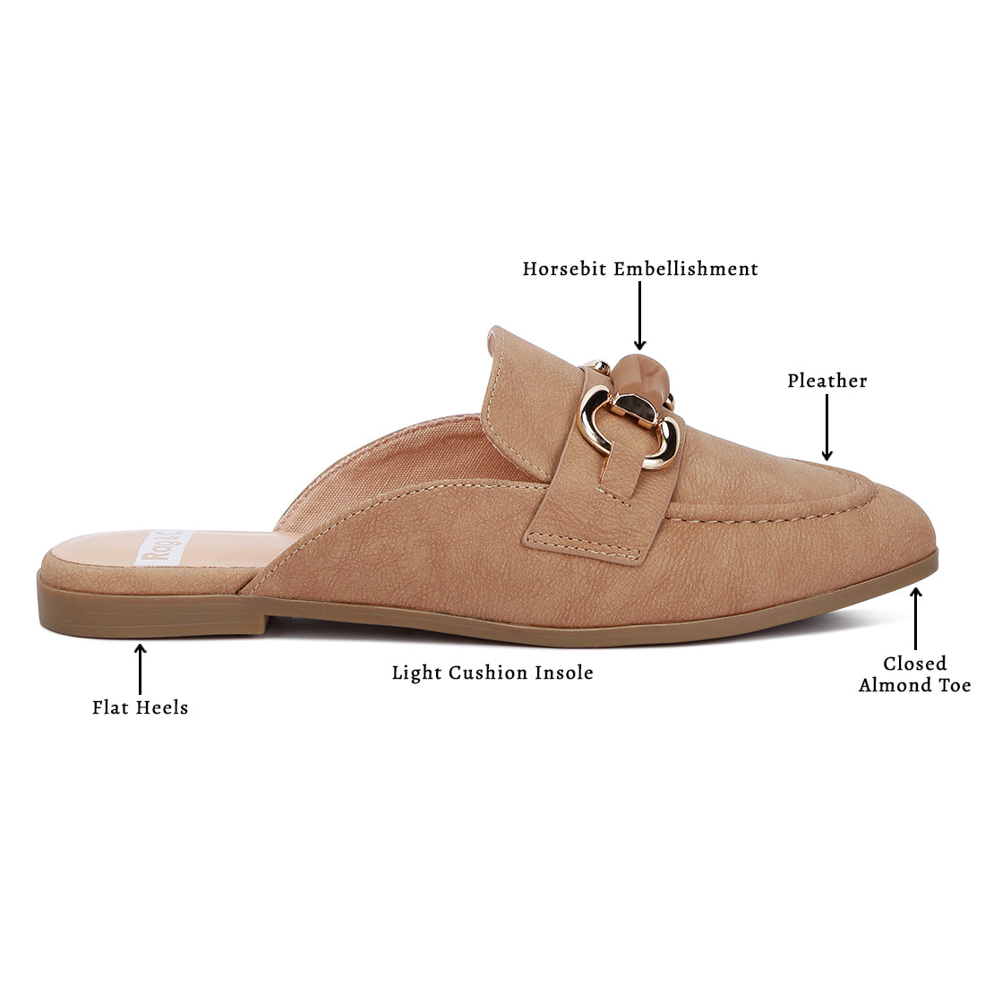 horsebit embellished raffia slip on mules#color_taupe