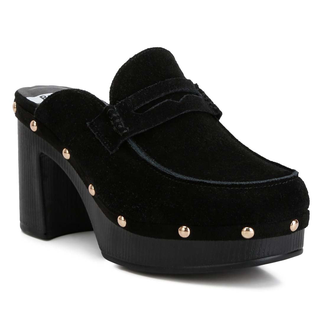 suede platform clogs#color_black