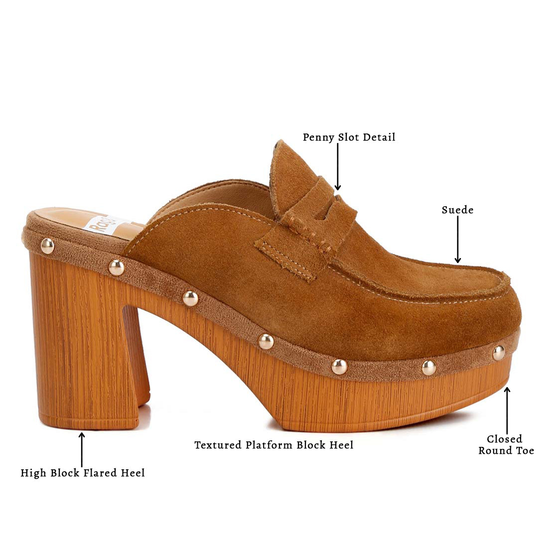 Suede Platform Clogs