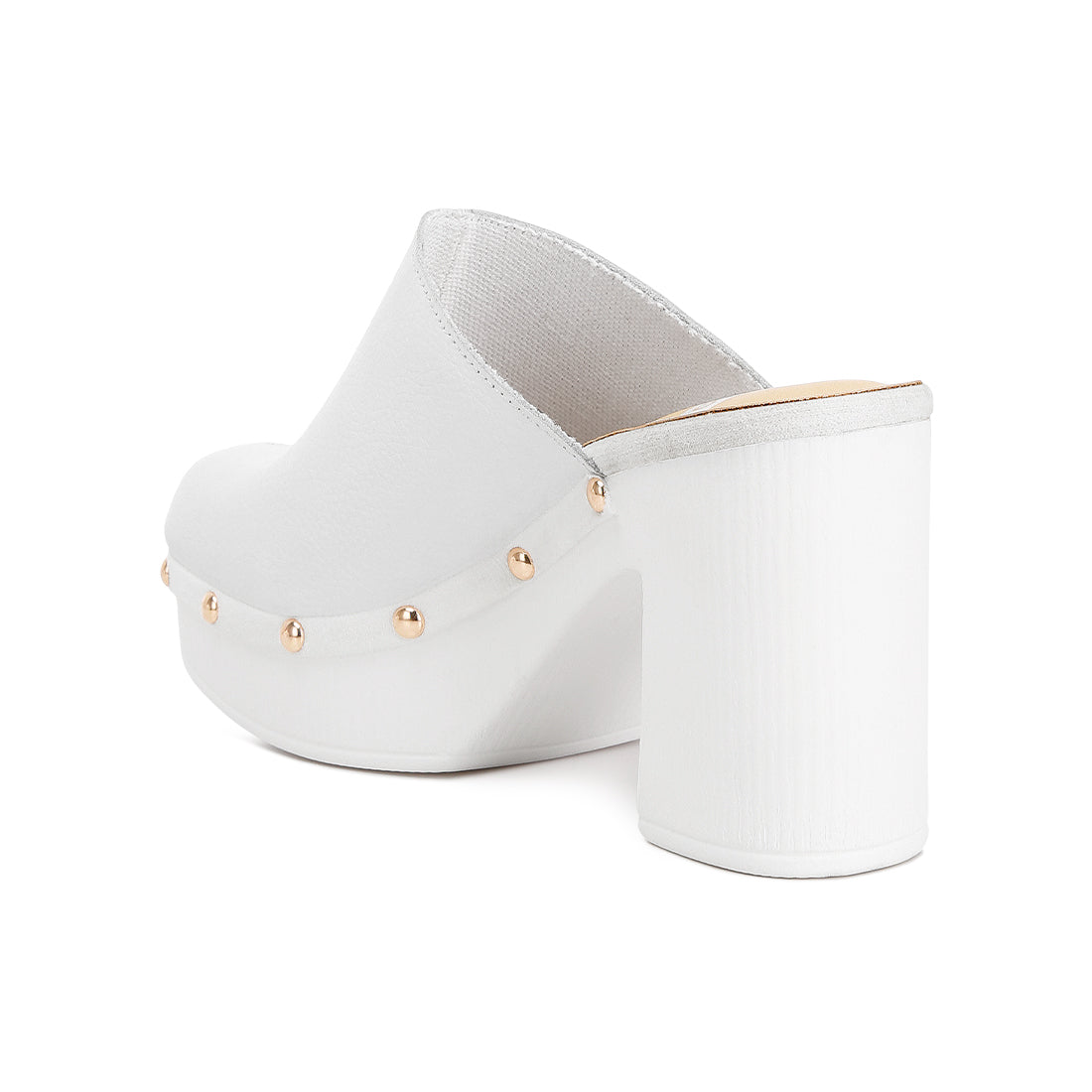 Recycled Leather Clogs