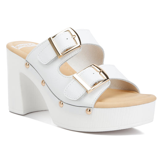 Dual Buckle Strap Clogs