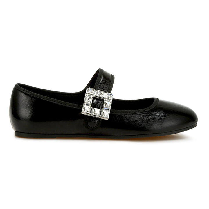 brooch mary jane sandals
#color_black